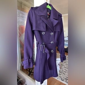 Wool trench coat jacket purple M60
MISS SIXTY size XS